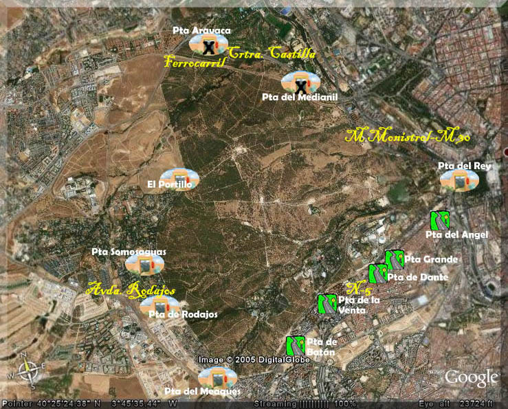 Mapa- Google Casa de Campo